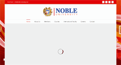 Desktop Screenshot of noble-university.com